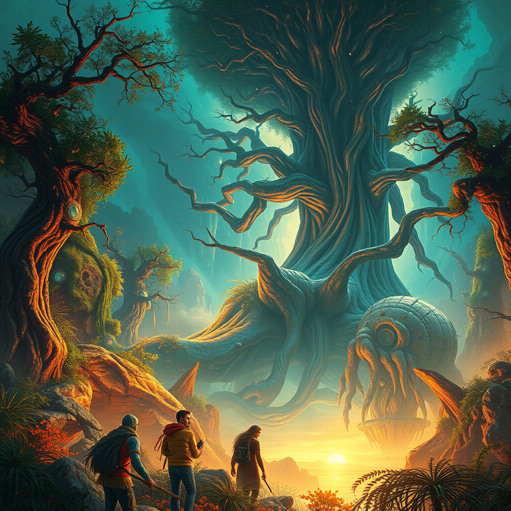 Mystical Realm Matte Painting in Unreal Engine