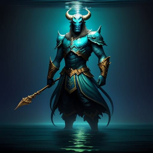 Majestic Water Buffalo, Master of the Depths