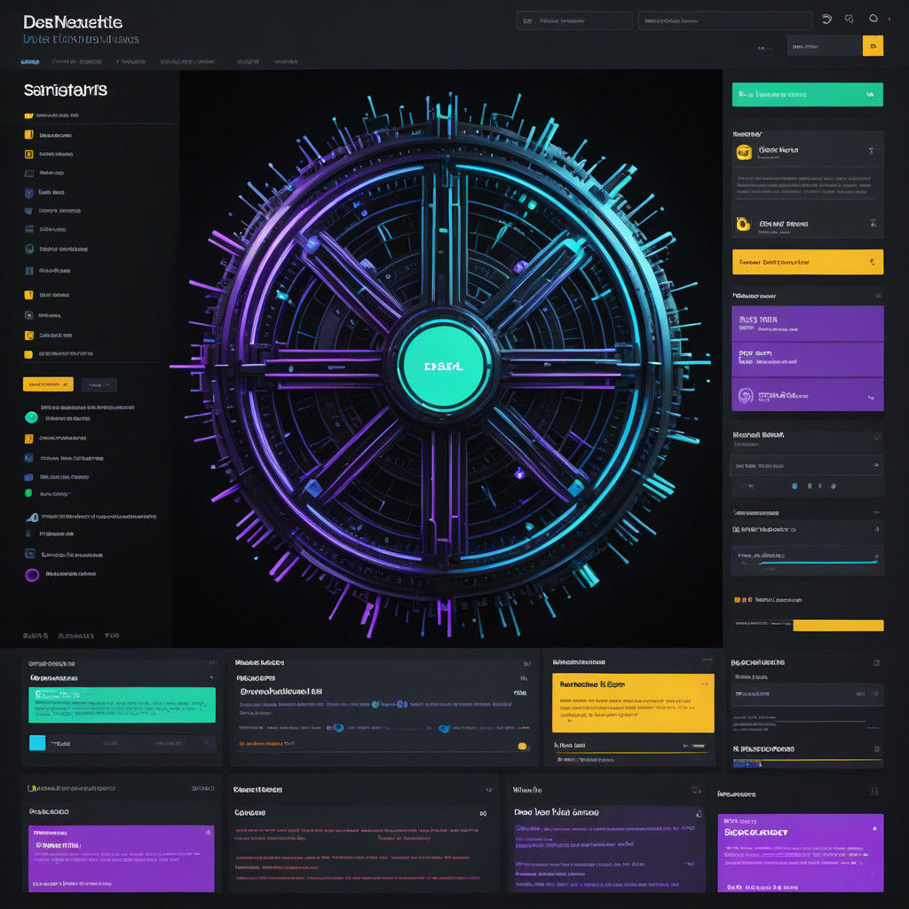 Modern Coding Book Cover Art in Deep Code Editor Style