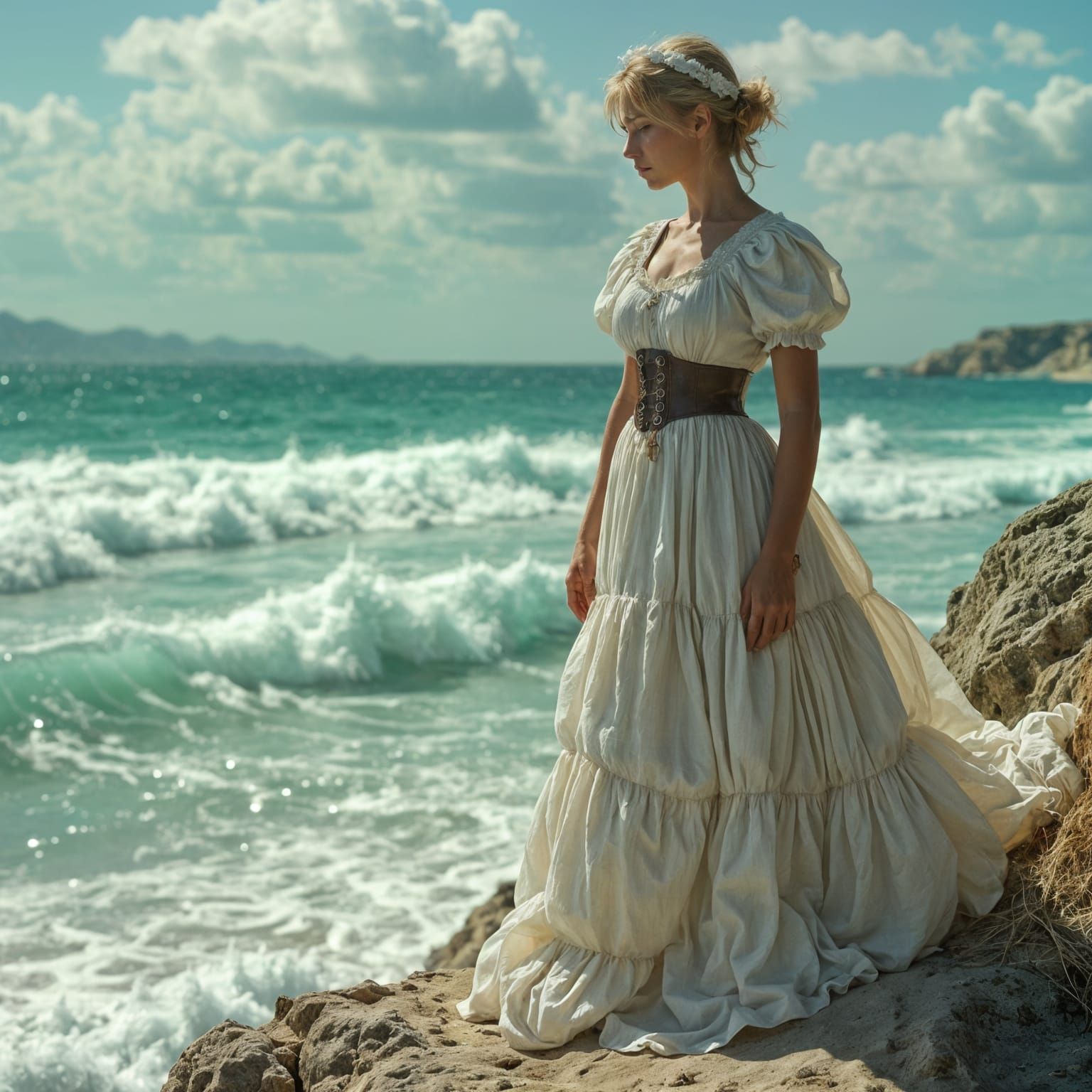 Steampunk Laundress with Mint-Scented Clothes