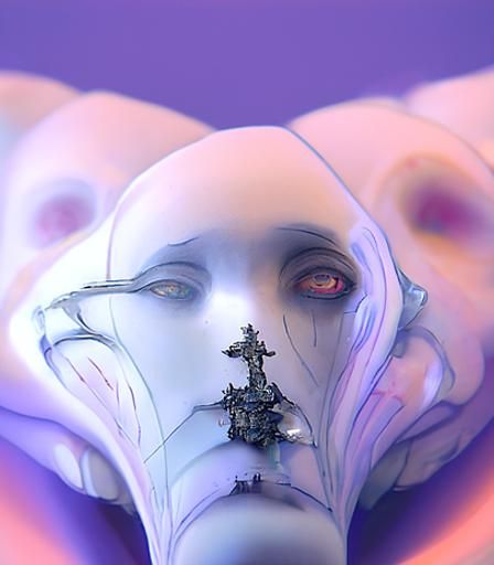 Sister of Battle in Grotesque Art Deco Style