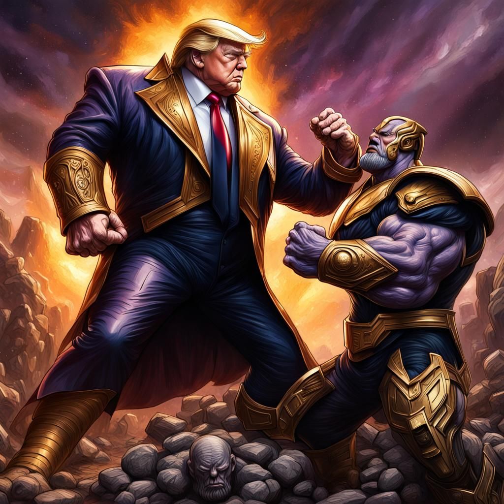 Epic Battle: Heroic Figure Confronts Alien Threat