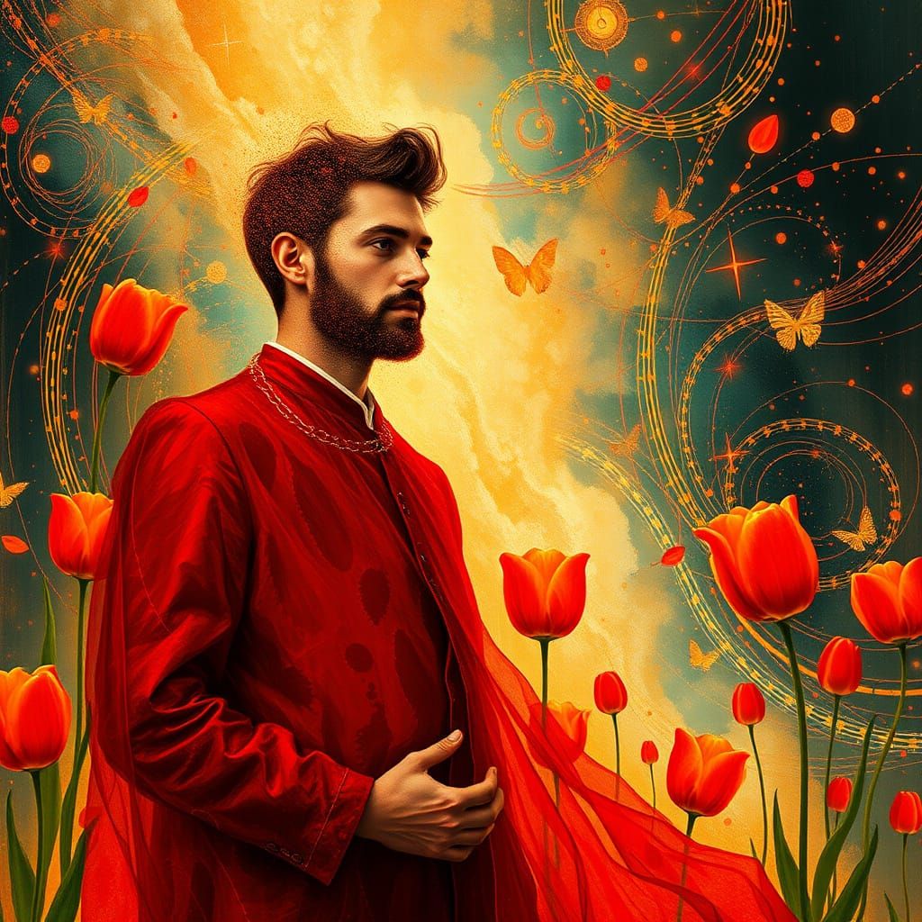 Surreal Landscape in Whimsical Art Style