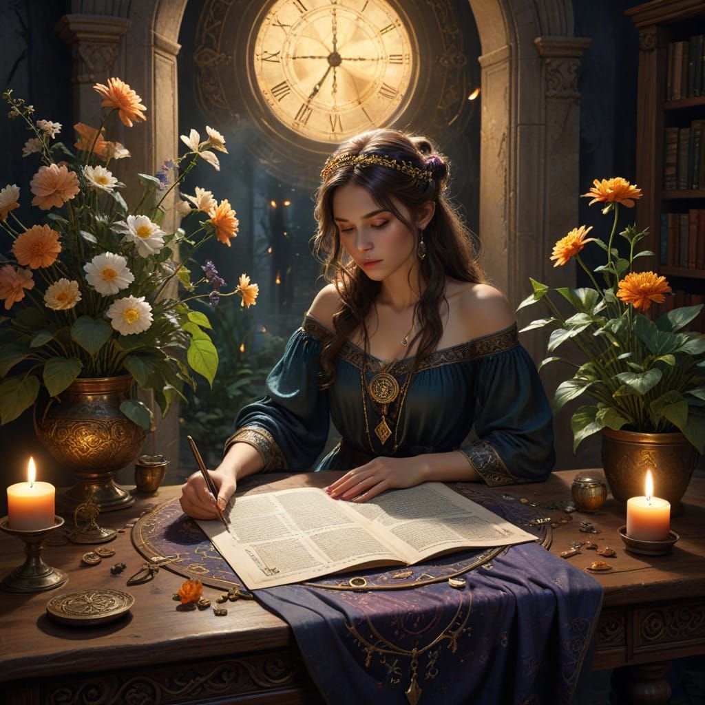 Enchanted Celtic Cottage with Crackling Fireplace and Mystic...