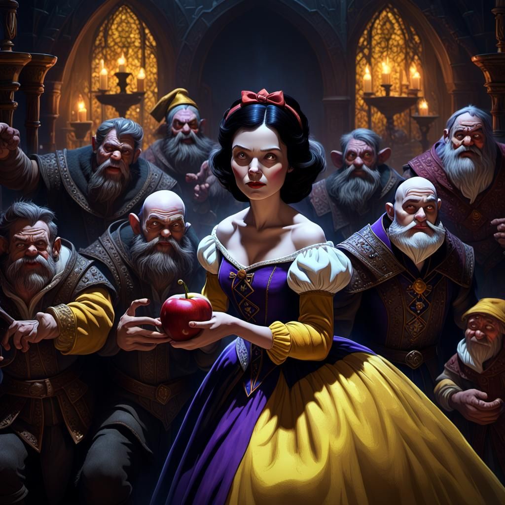 Dark Fantasy Snow White and the Seven Dwarfs