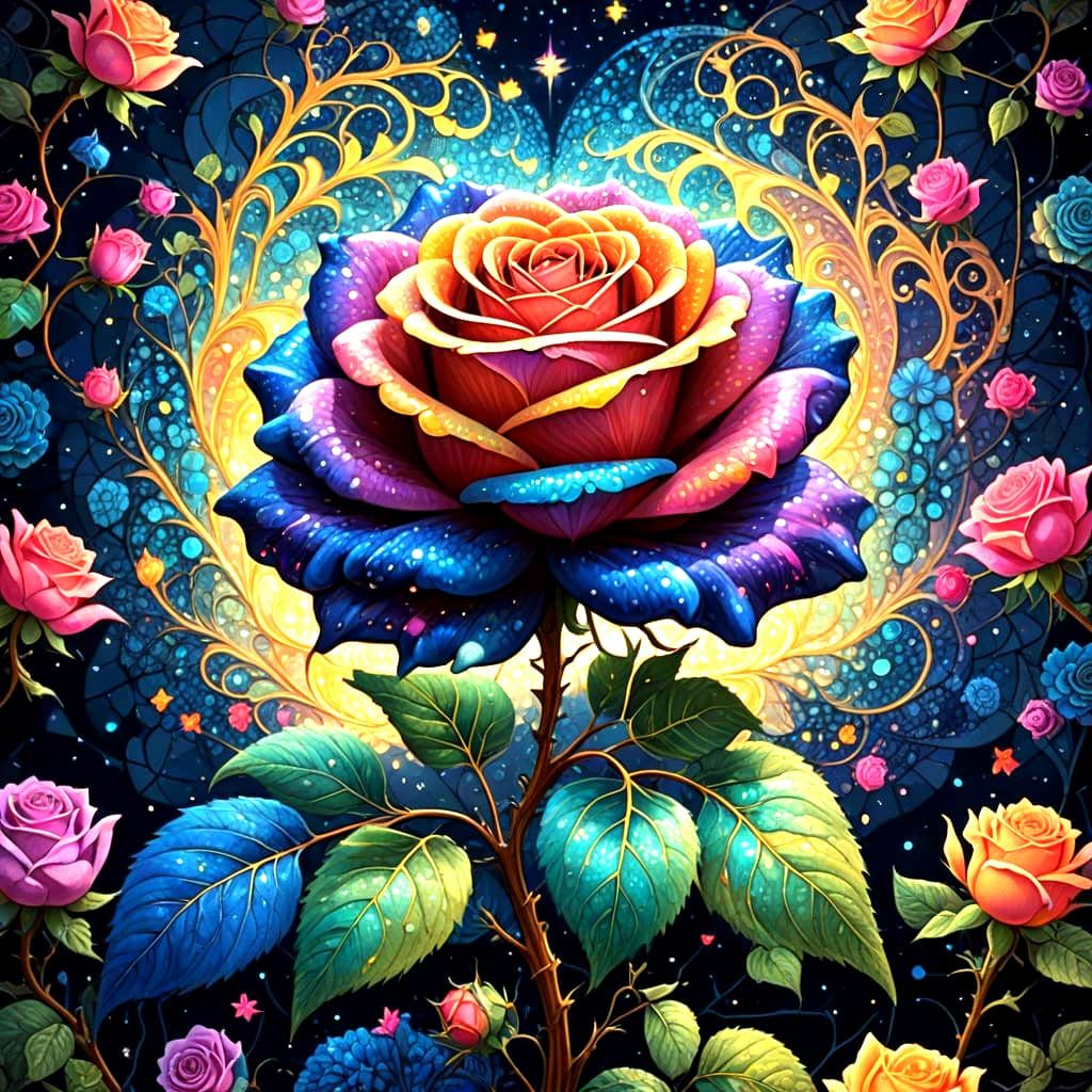 Die Rosenkönigin - Märchen von Ludwig Bechstein