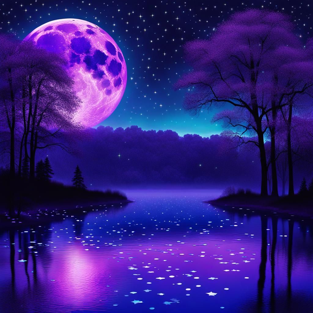 Purple moon