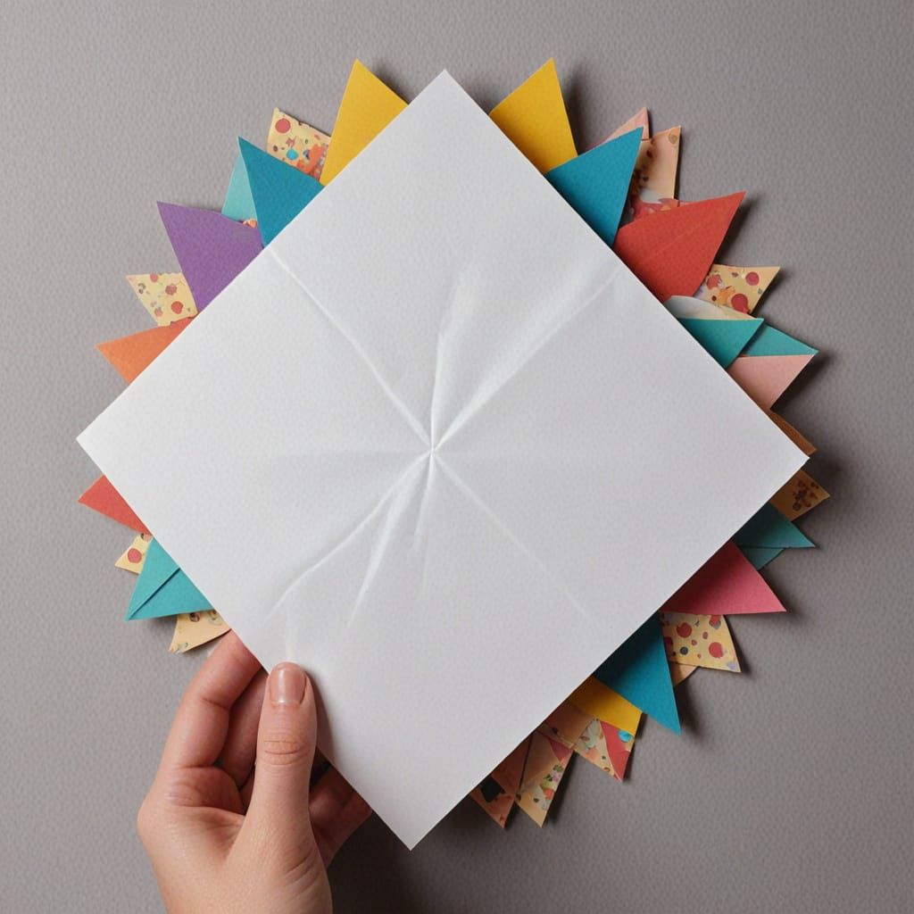 AI-Generated Image: Paper Play Concept