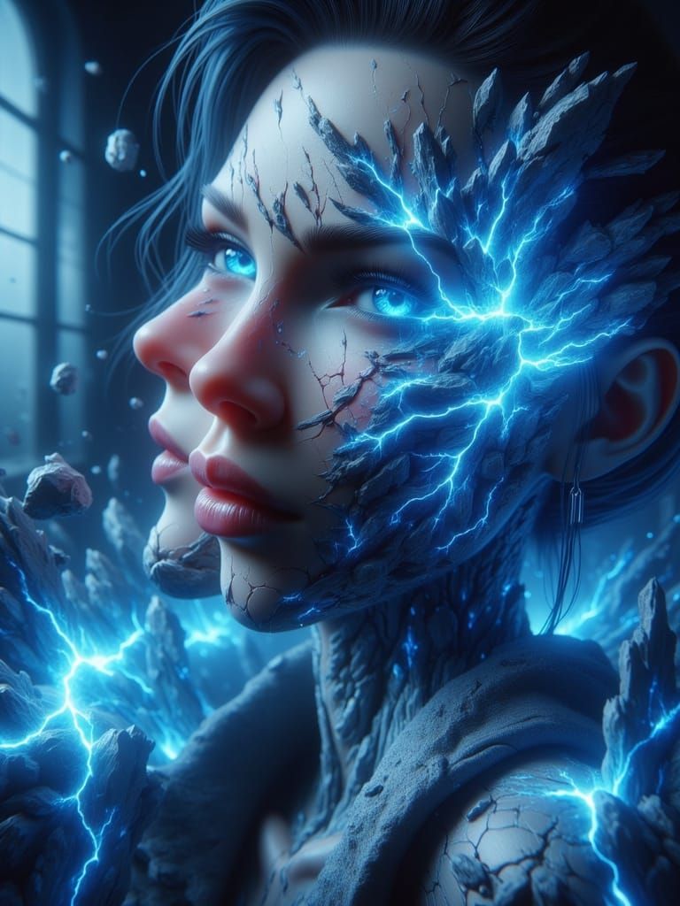 Acidophilus Personified as an Ominous Figure