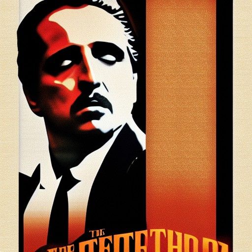The Godfather Poster Reimagined: Pop Art Screen Print