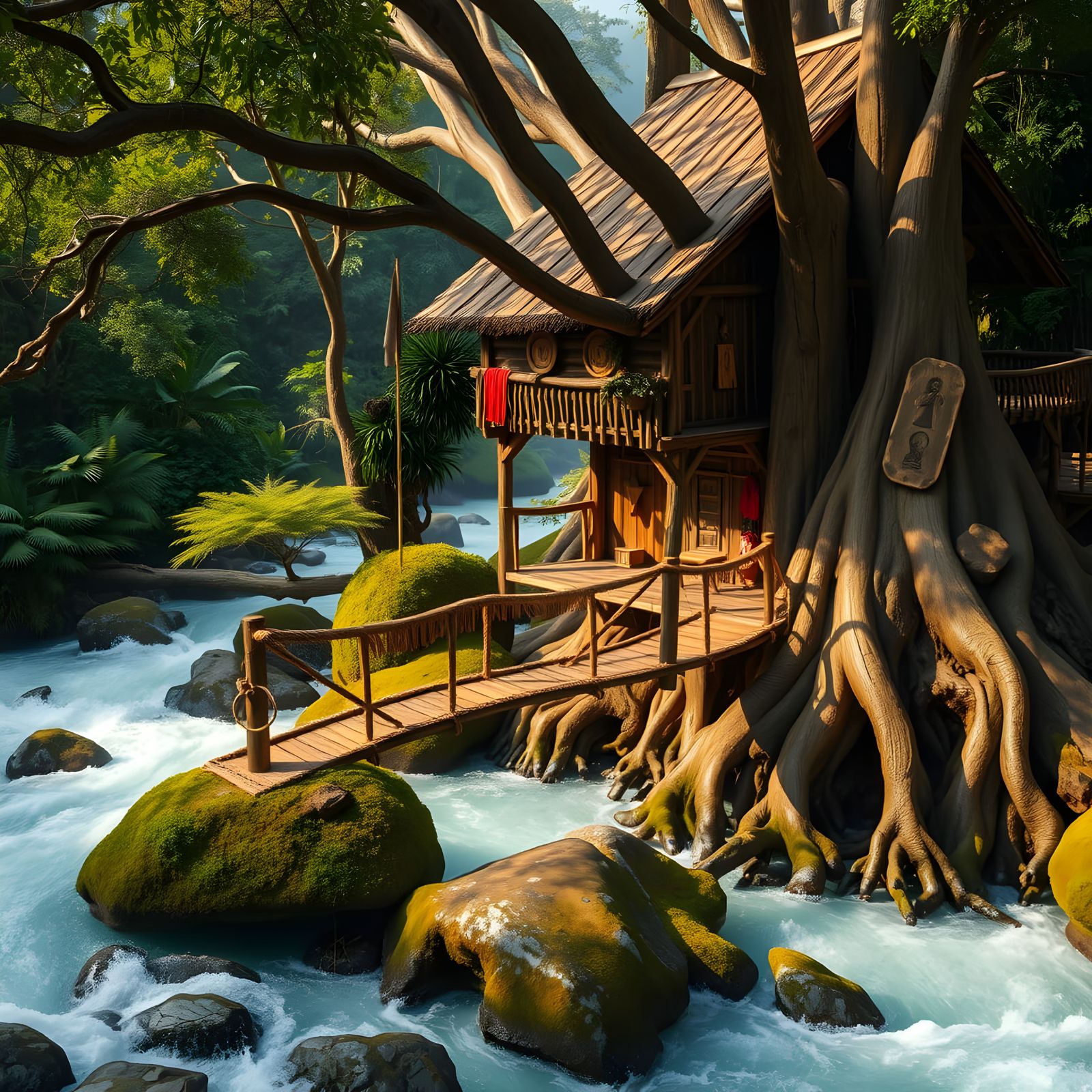 Exotic Hasi Treehouse in Tropical Paradise