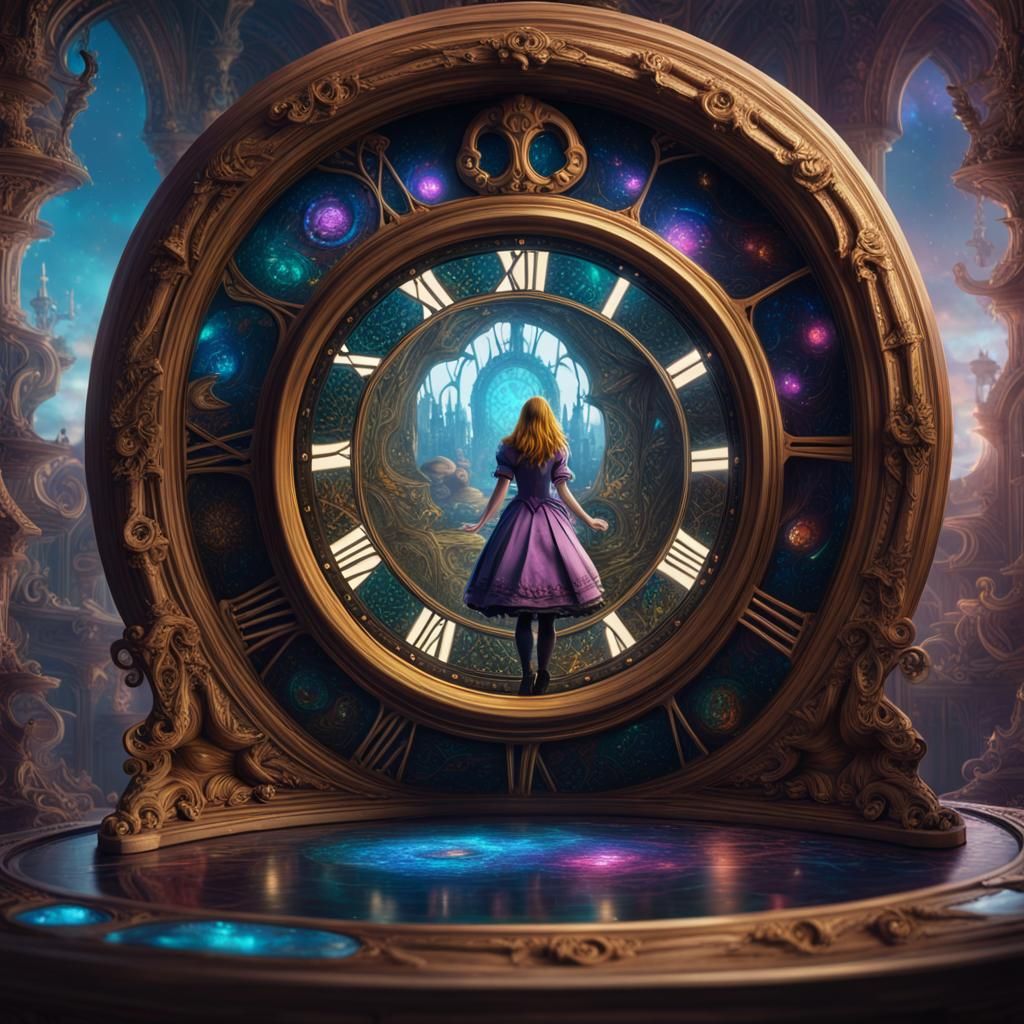 Alice in Wonderland: Detailed Matte Painting in 8K