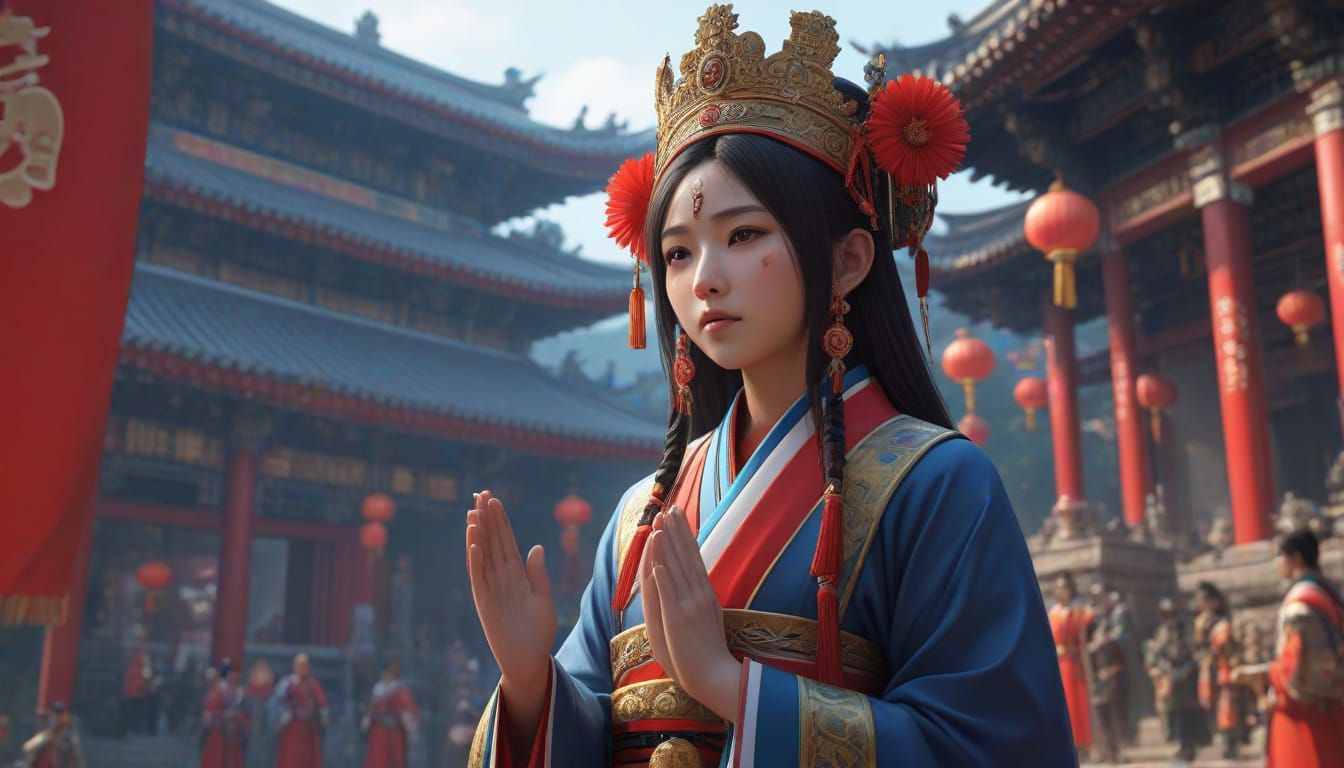 Mazu Goddess Embarks on a Peaceful Journey in Vibrant Anime ...