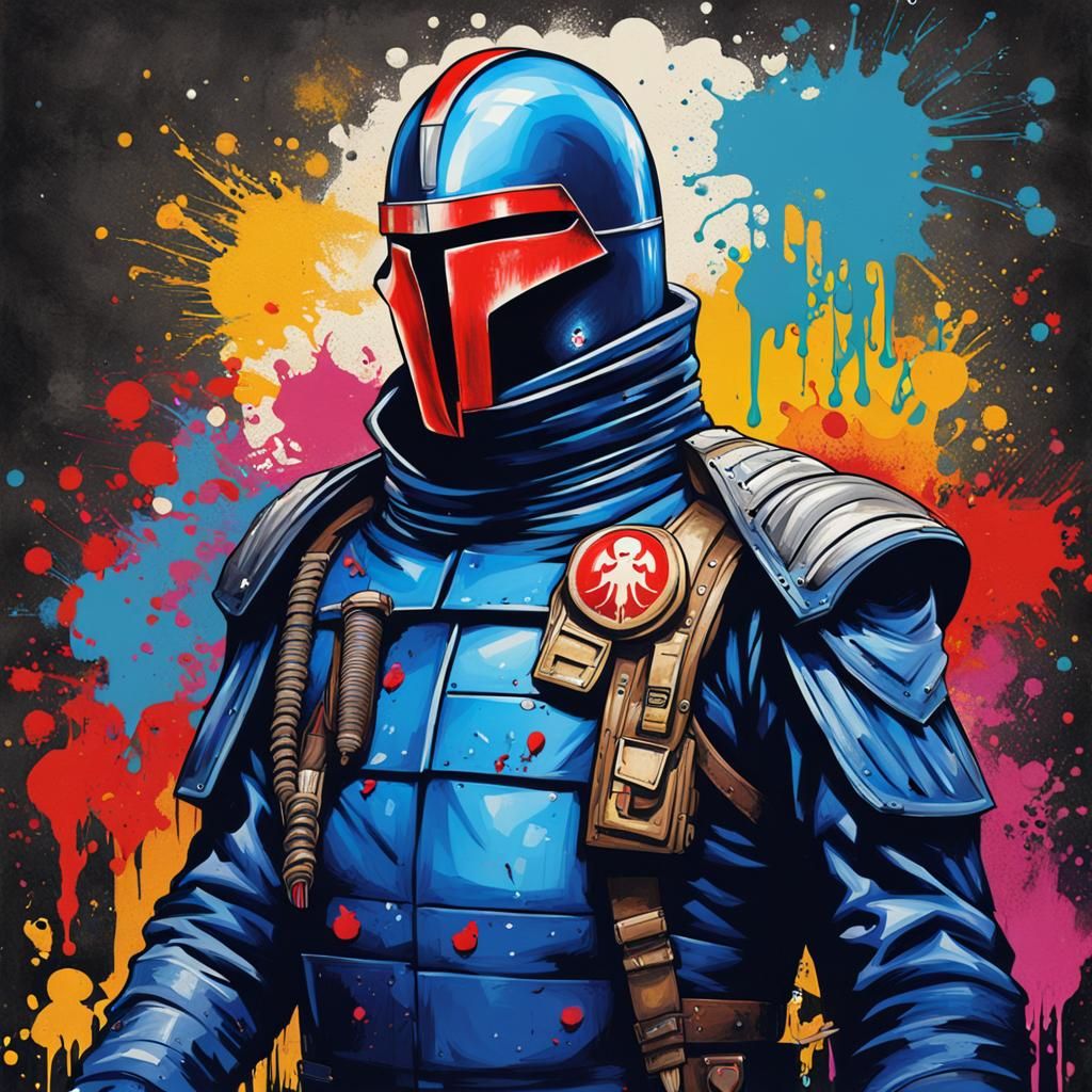 Cobra Commander Graffiti Art in Street Style