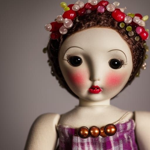 Grape Doll: Professional Photography with Bokeh