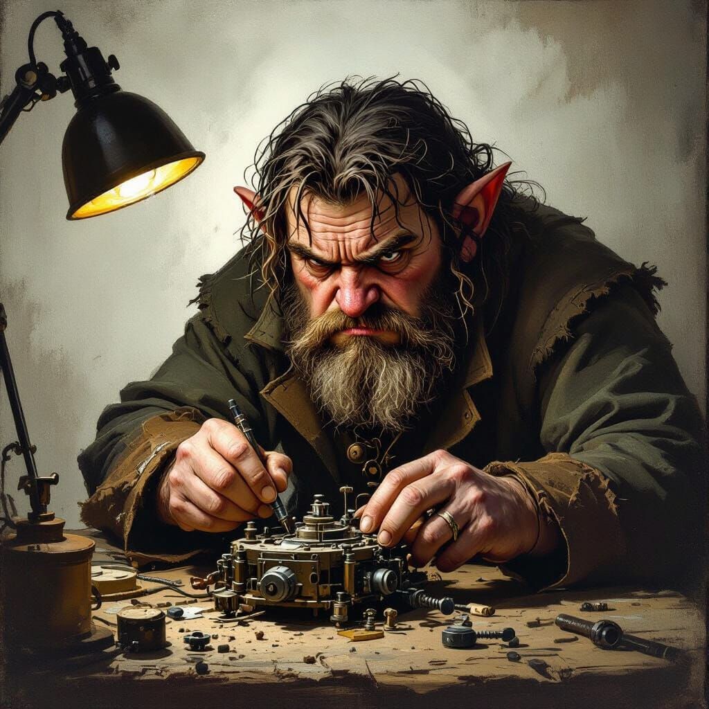 Gritty Hobbit Modding Device with Intense Annoyance