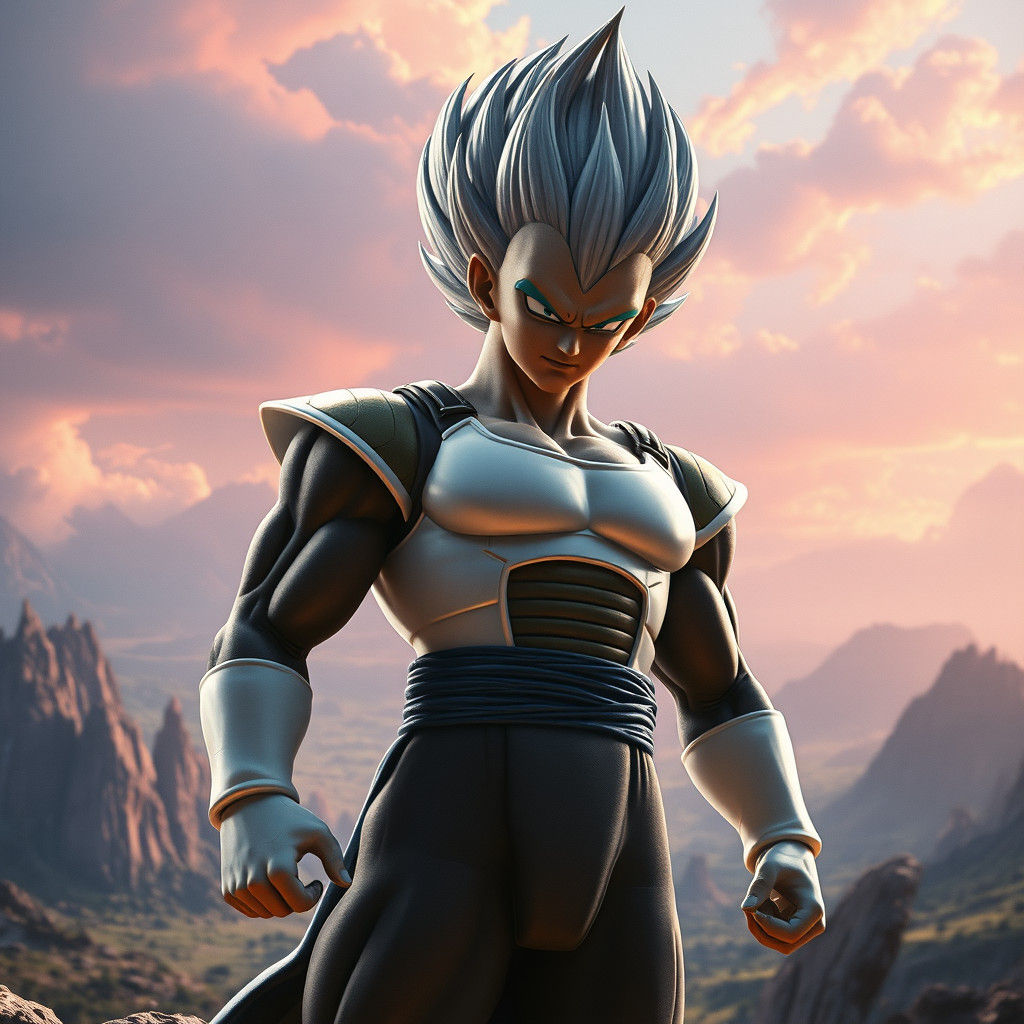 Prince Vegeta in a Fantastical Realm