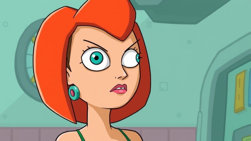 Leila (only one eye) from Futurama