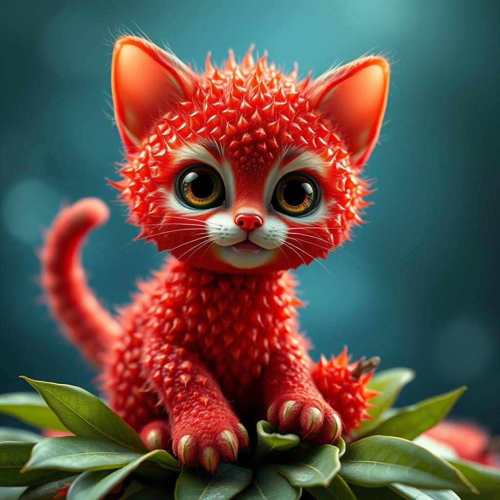 Cat Fruit Fusion - Rambutan