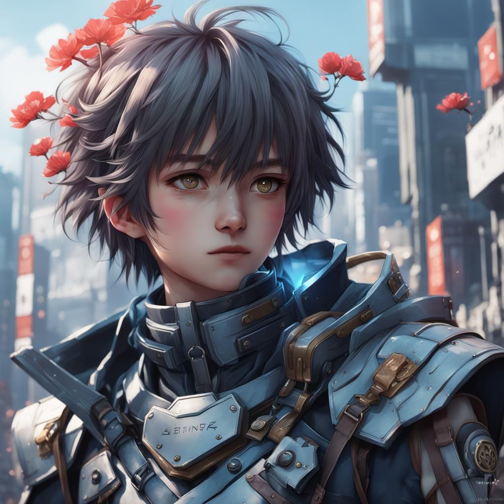 Detailed 3D Anime Art Inspired by Genshin Impact