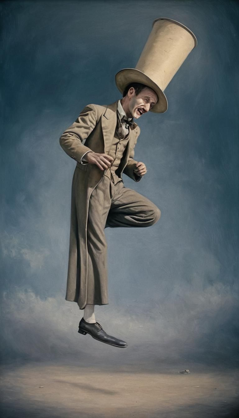 Surreal Mad Dance in Hyperrealistic Style