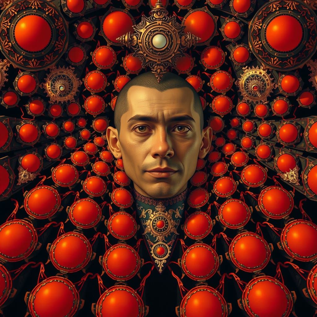 Vibrant Geometric Forms in Hyperrealistic Detail