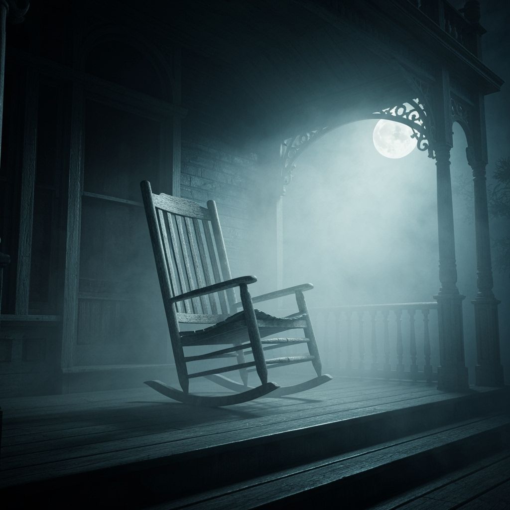 Haunted Mansion: Rocking Chair in Gothic Moonlight