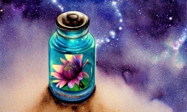 Flowers in a Bottle