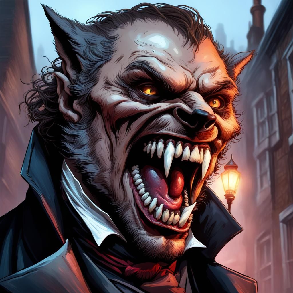 Werewolf Jack the Ripper in Victorian London