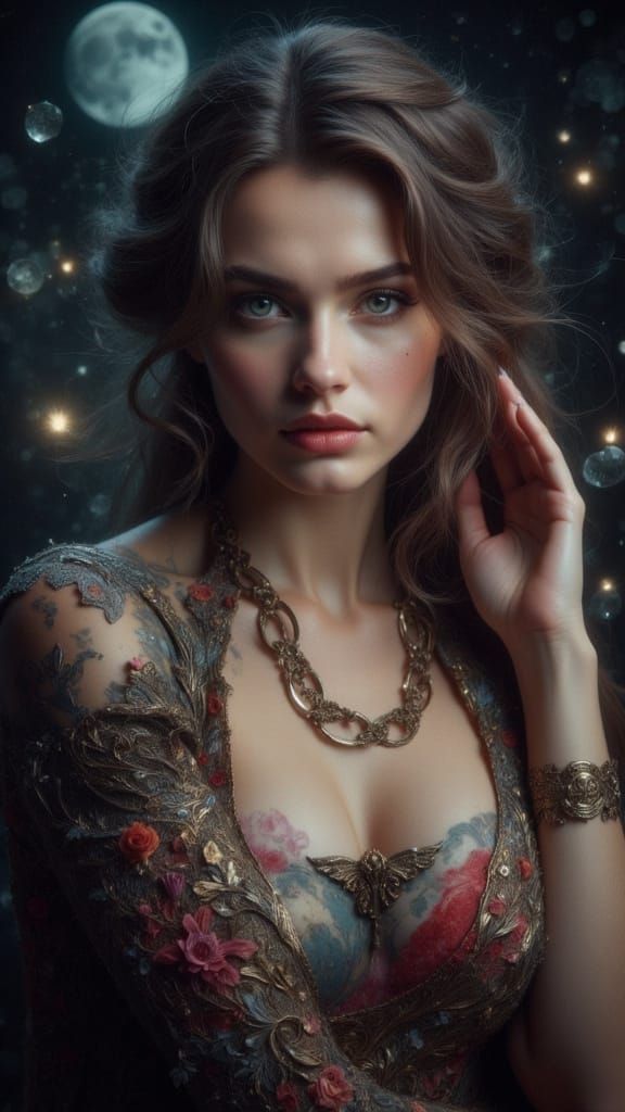 Dramatic Portrait in Rembrandt Style with Cinematic Lighting