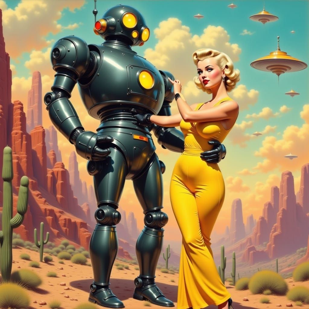 Robot and his Lady