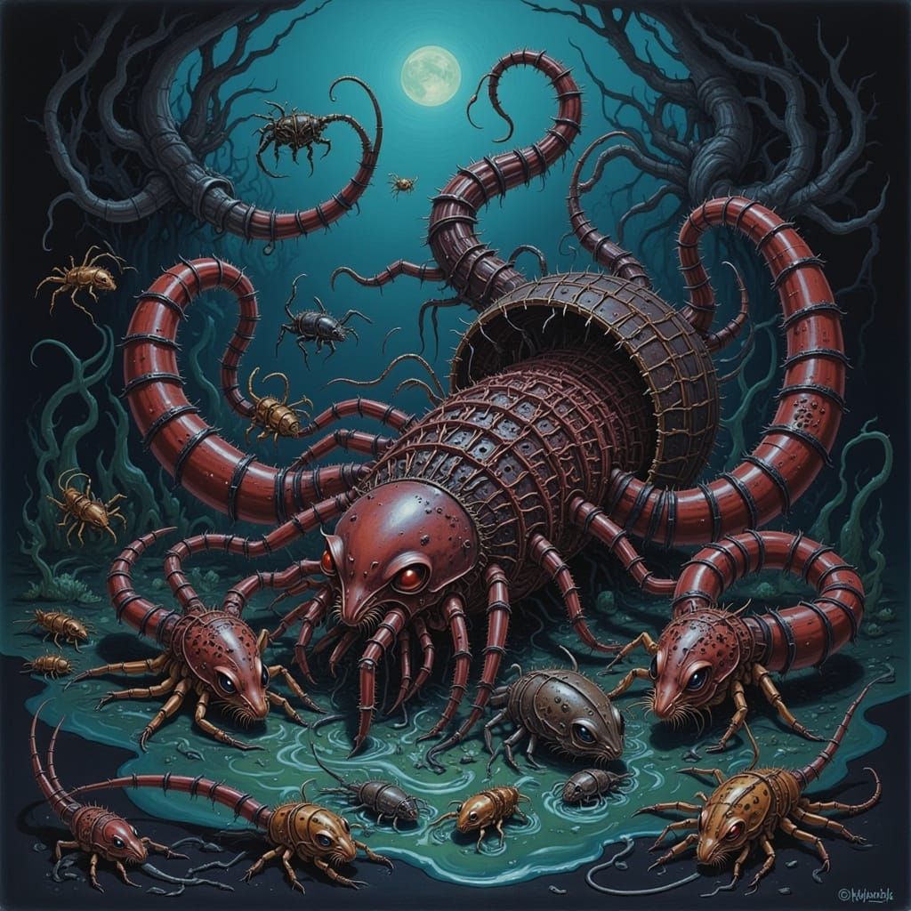 RPG Ooze Cube With Lost Adventurers Inside