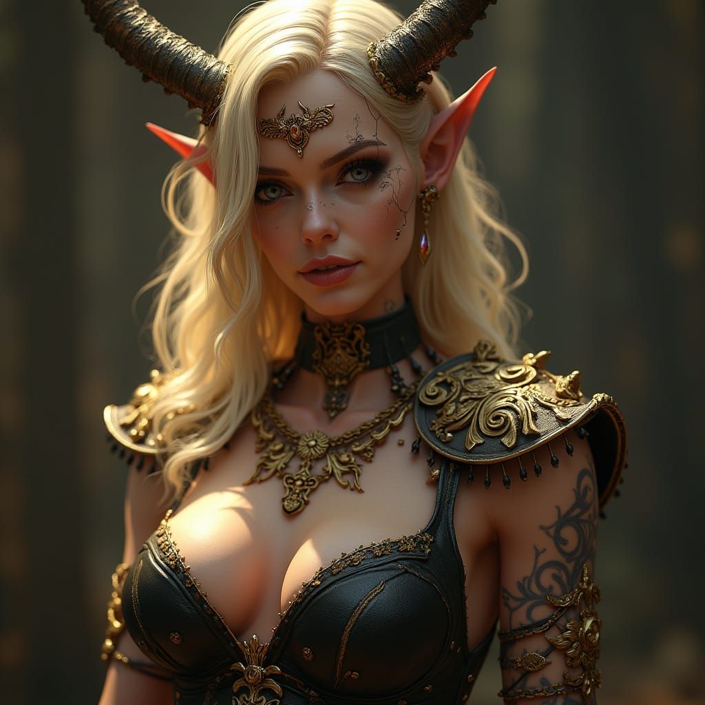 Ethereal Female Demon Embodies Pride in Dark Fantasy