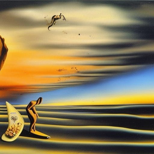 Surreal Surfing Inspired by Salvador Dali