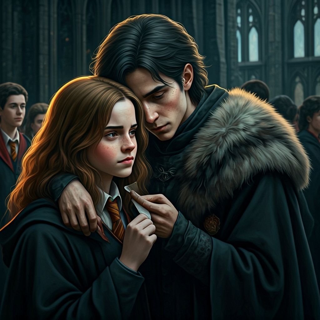 Viktor Krum's Farewell to Hermione Granger: Detailed Digital...