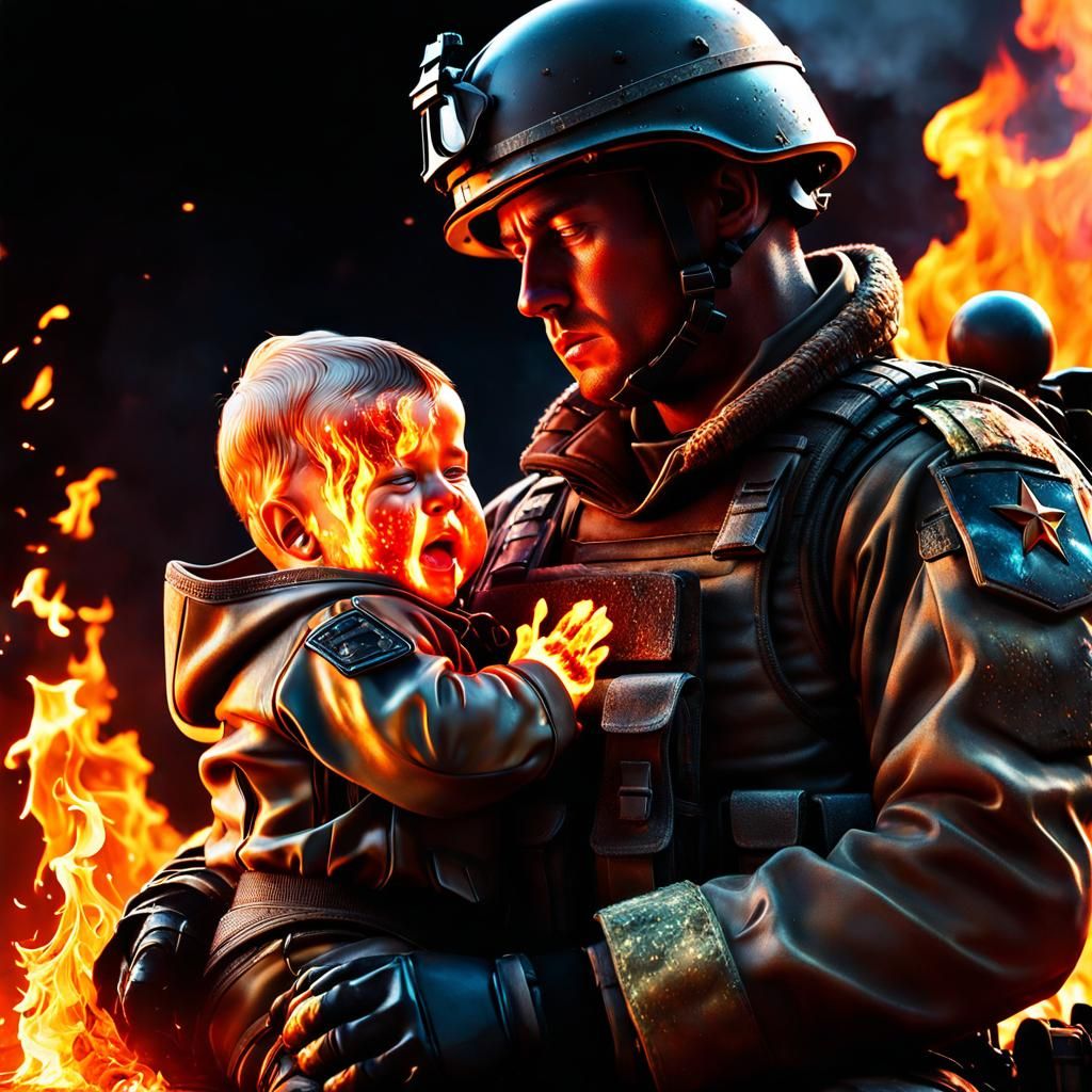 War is like a monster and fire, never ever