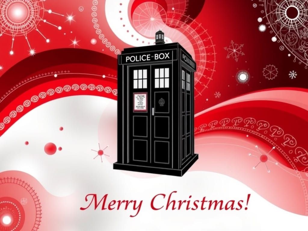 Fractured Christmas Wishes in a Cosmic Police Box