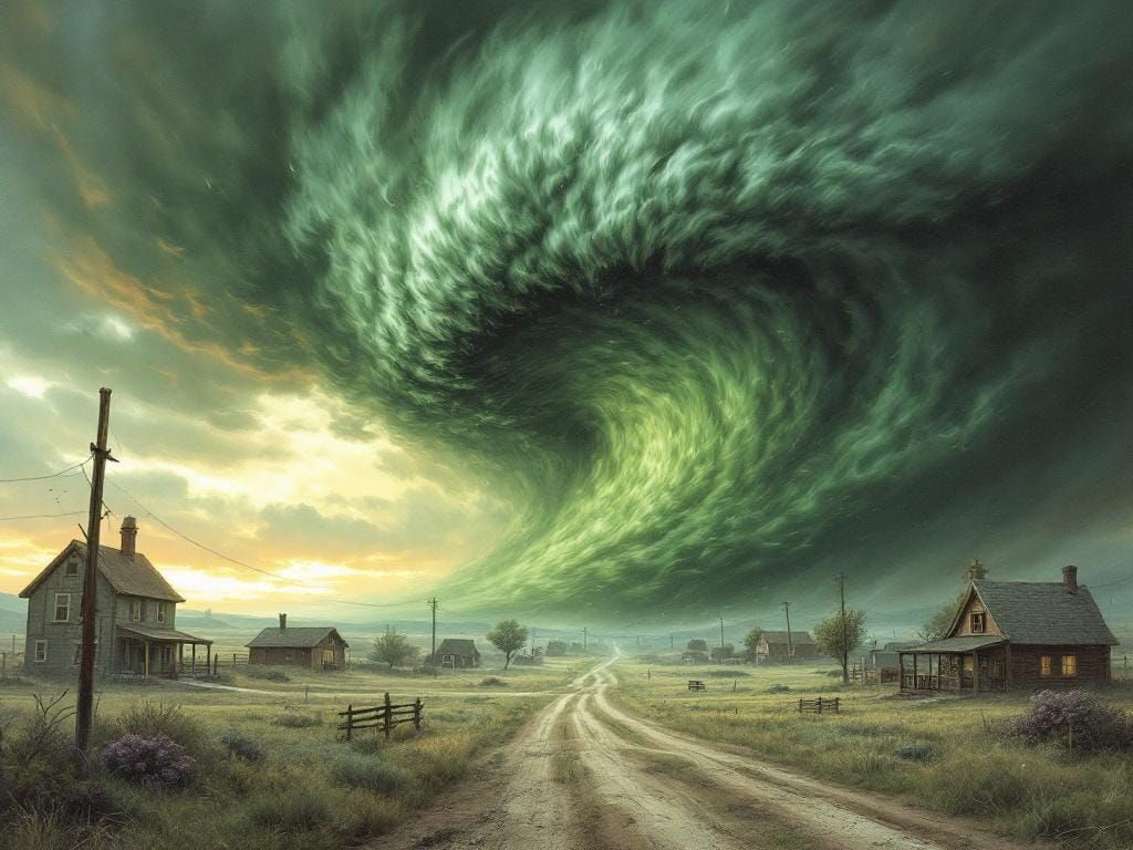 Humorous Cyclone Attacks Prairie Town