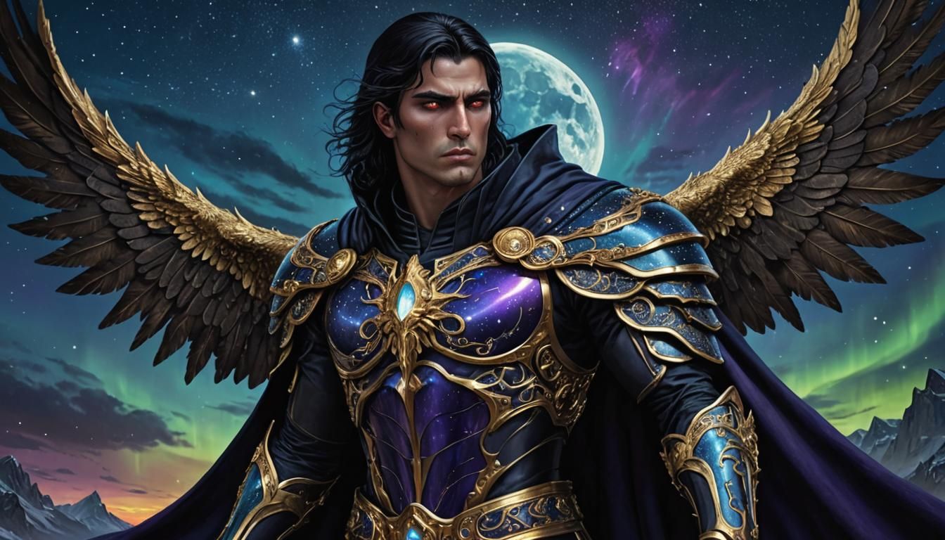 Thanatos, God of Death, Collecting Souls in the Night