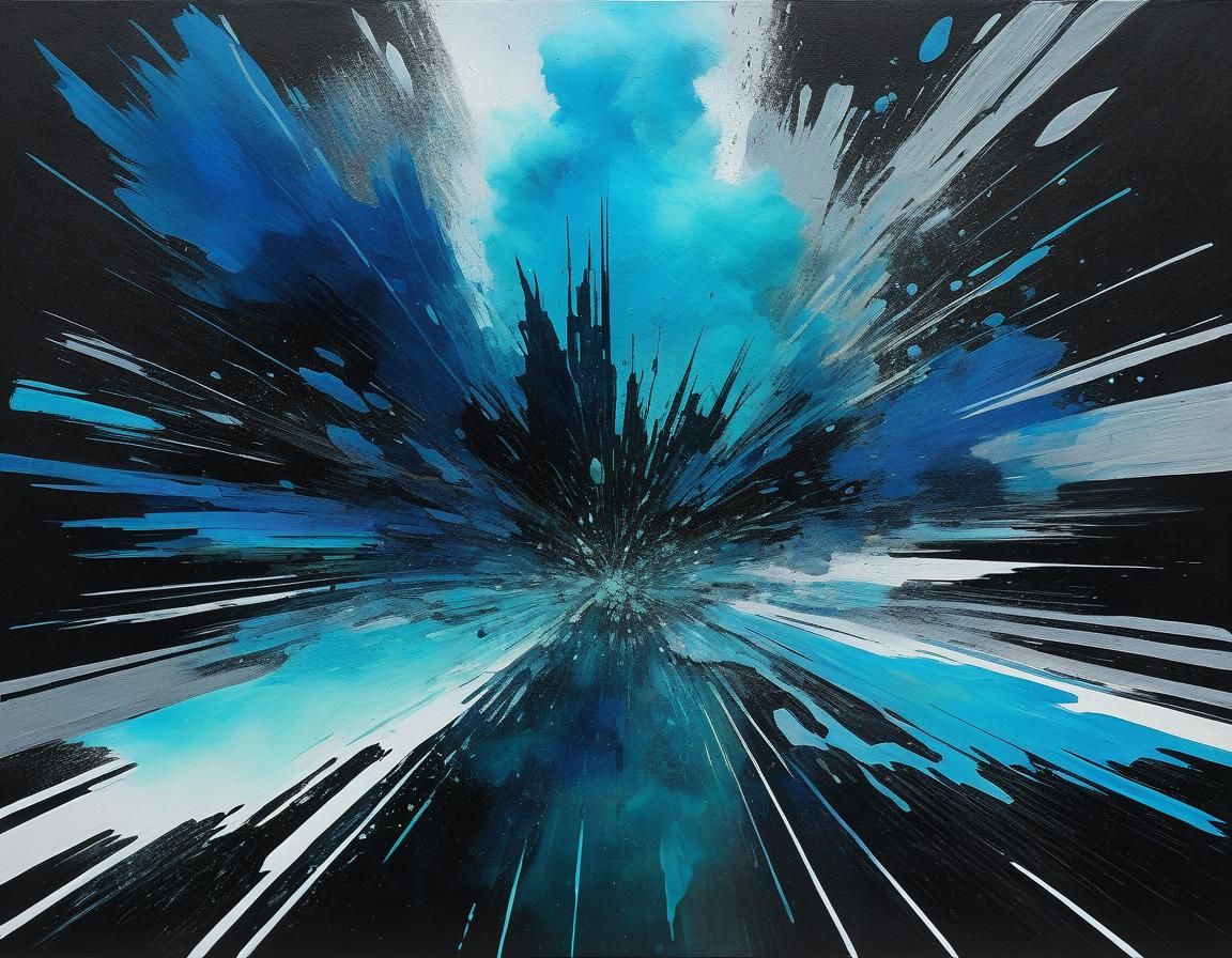 Ethereal Minimalist Art in Aetherpunk Style