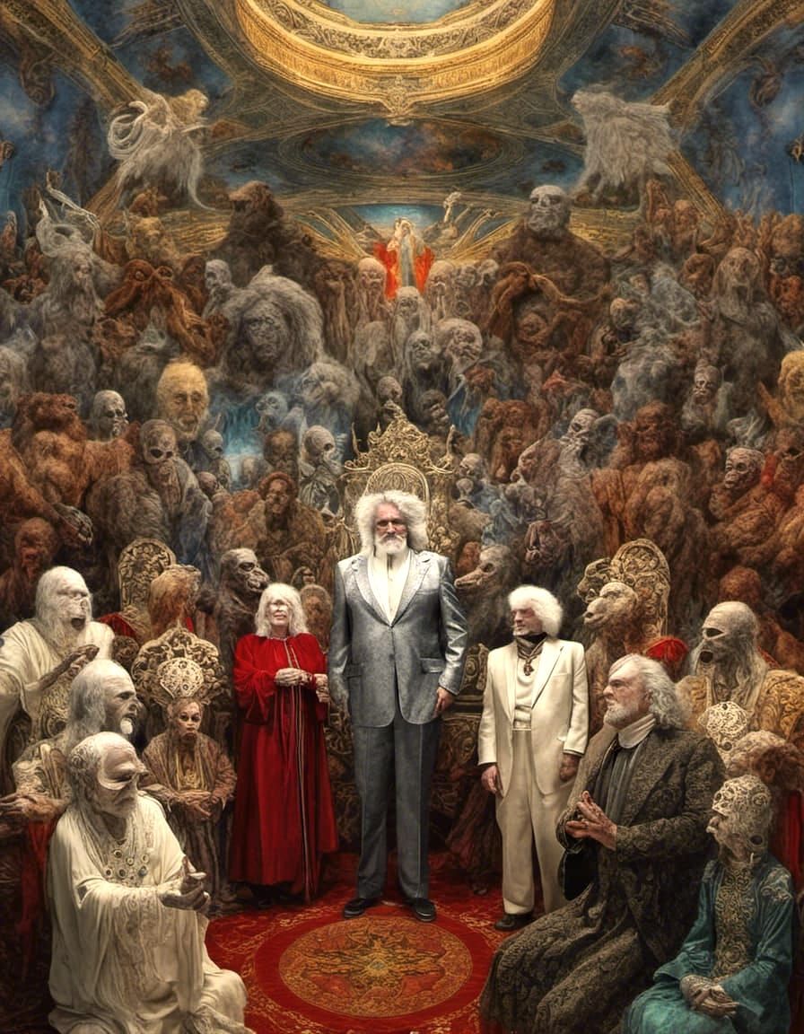 Surreal Wedding at Cryptid Taxidermy Vatican