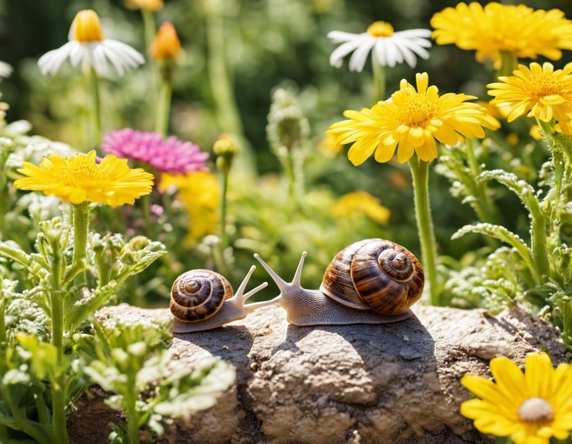Snail's Sunny Garden Adventure