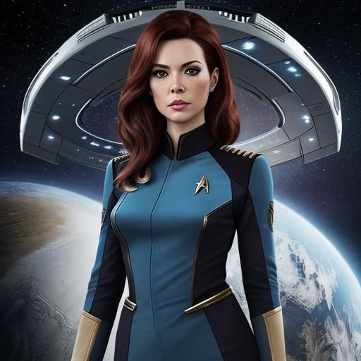 Star Trek Woman Commander Portrait