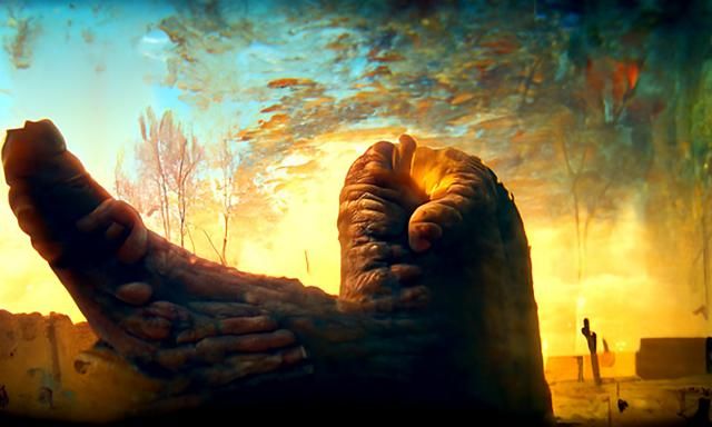 Giant Hand Intrusion: Cinematic Surrealism