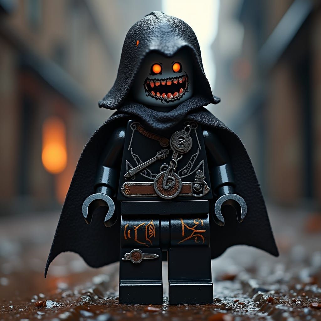 Dark LEGO Universe in Grim, Post-Apocalyptic Style