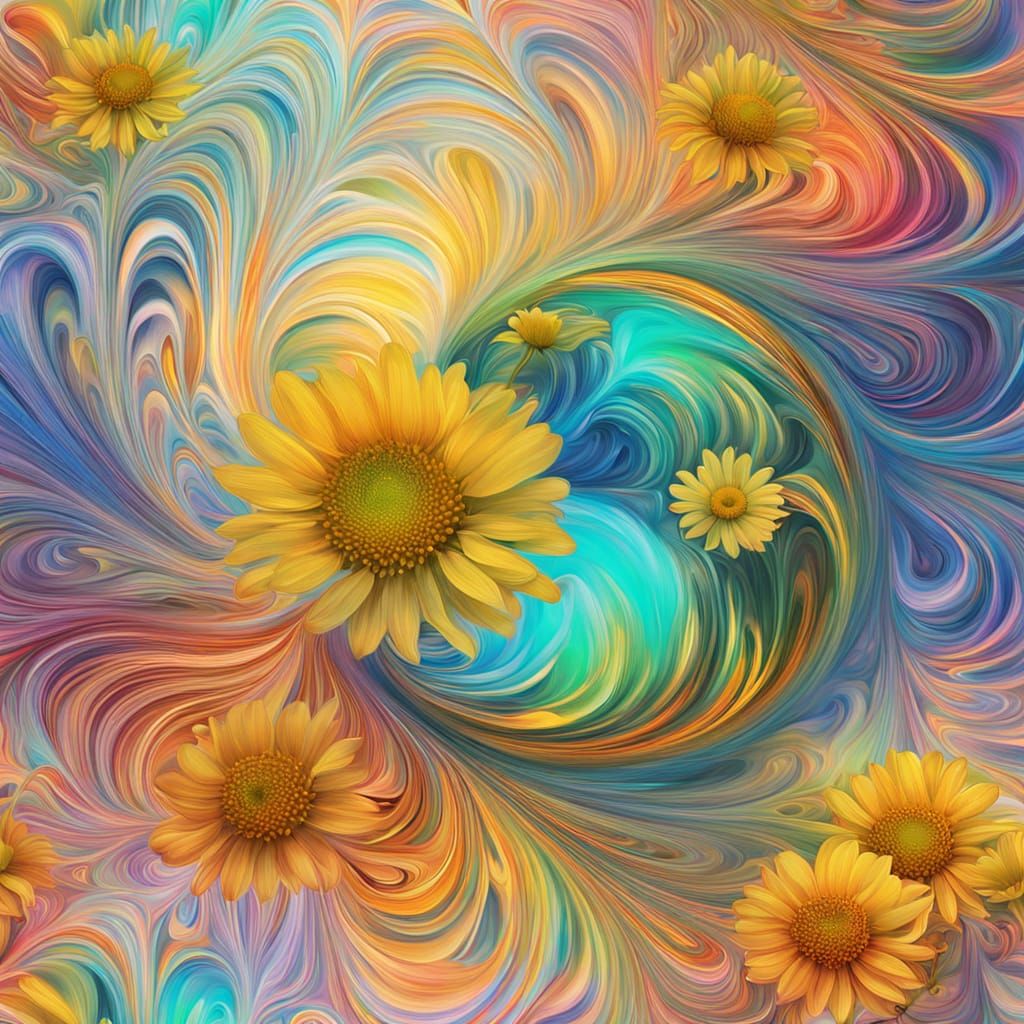 Psychedelic Apple and Chamomile Bloom