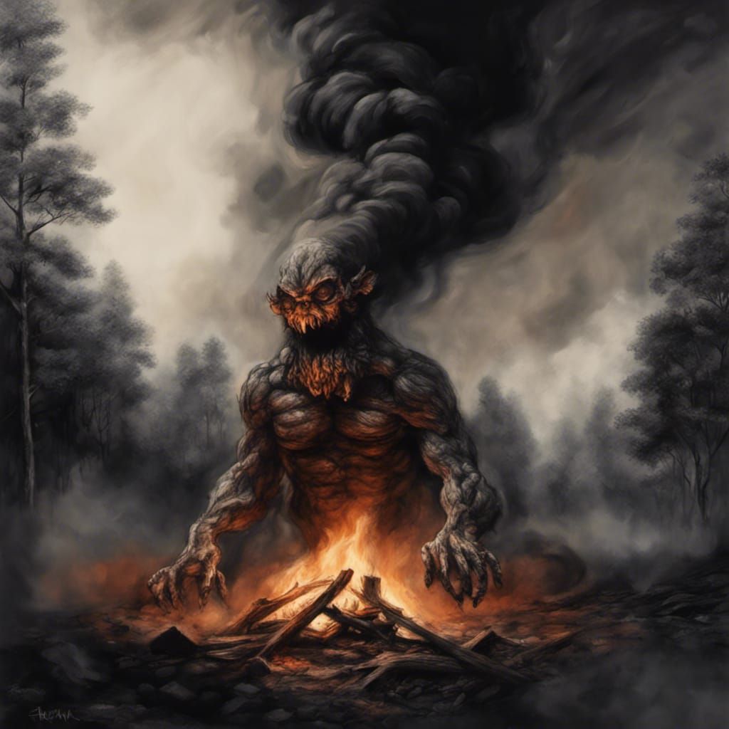 Ethereal Enenra Emerges: A Charcoal Smoke Monster