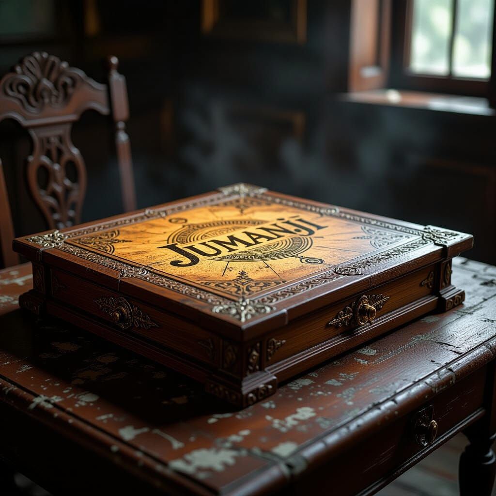 Jumanji Board Game of Ancient Magic and Adventure