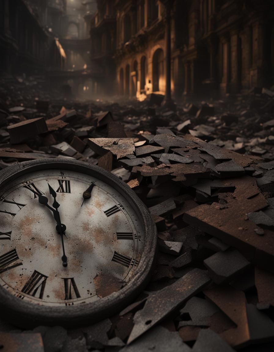 Epic Abandoned Alleyway Scene in Digital Matte Painting