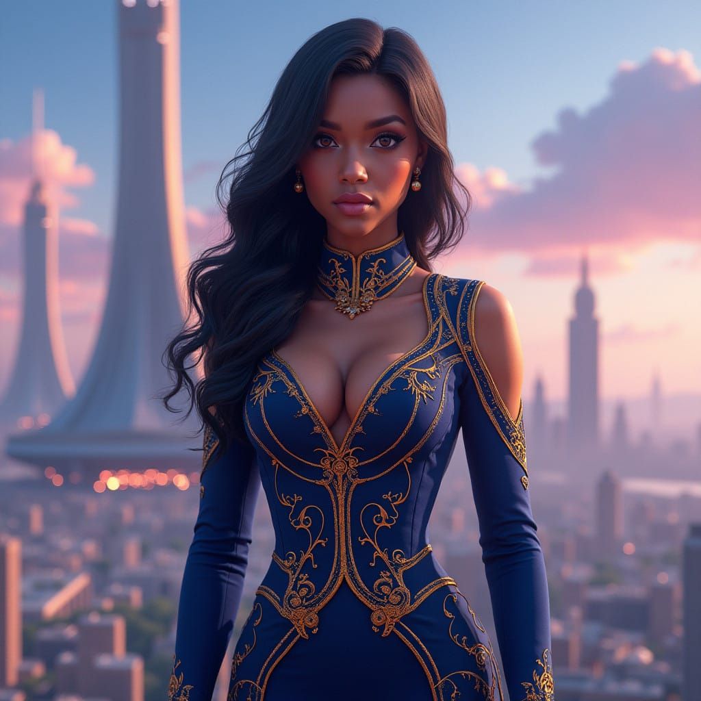 UEE Leader Laylani Addison Reigns Supreme in Futuristic Eart...